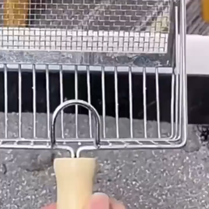 Sekop Serokan Stainless Steel Pup Scoop Cat Litter Kucing Saringan Halus Multifungsi