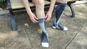 Fashion Magical Black Calf Compression Sleeves Breathable Elastic Sports Leg Sleeves Running Cycling Gym Outdoor Travel Anti Fat