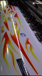 Stiker Striping Beat Karbu Grafis Variasi 004