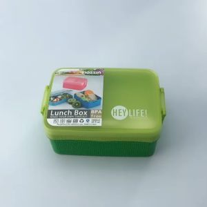 LUNCHBOX KOTAK MAKAN SIANG SISWA DUA SUSUN 1000 ML A159 1 LITER