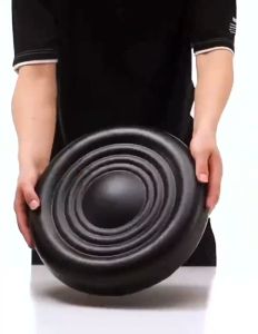 INTER HOME เก้าอี้สำนักงาน เก้าอี้ร้านเสริมสวย หมุนได้ ปรับระดับได้ มีที่พิงหลัง