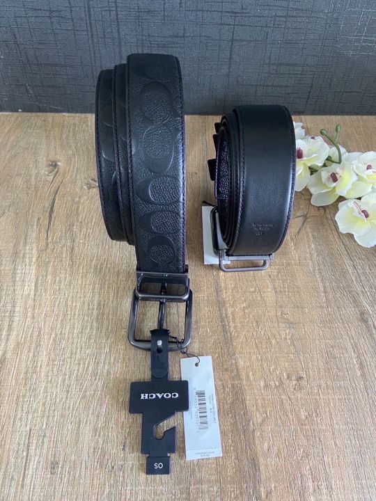 แท้💯% Coach F55157 Wide Harness Cut-to-size Reversible In