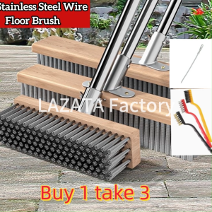 B1T1 Heavy Stainless Bristle Brush AND Moss removal agent 2500ML Large packaging Moss Clean | Swimming Pool Clean