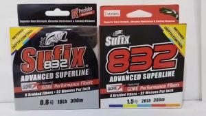 SUFIX 832 ADVANCED SUPERLINE 8 BRAIDED LINE 300m