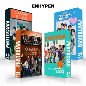 APPLE GOLD Photocard Enhy-Pen Blood Orange Season Greetings Premium Glossy