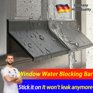 0.5M-2M Home Window Water Blocking Bar Sliding Window Rain Weatherstrip Balcony Insulation Windproof Sealing Strip Flashing Board