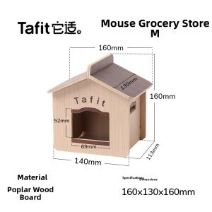 Tafit | Hamster and Degu Hideout Wooden House