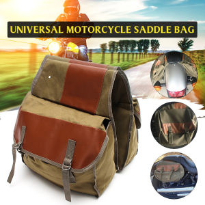 กระเป๋าปั่นจักรยาน รถจักรยานยนต์ผ้าใบอานกระเป๋าม้ากลับแพ็คสำหรับ ผ้าใบบิ๊กไบค์กระเป๋ารถจักรยานยนต์ด้านข้างกระเป๋าไปรษณีย์กระเป๋าขี่จักรยานกลางแจ้งกีฬาถุงเก็บ กระเป๋าใส่น้ำหนักสำหรับขี่จักรยาน