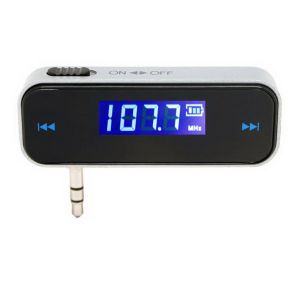 Kebidumei | 3.5mm FM Transmitter Music Audio LCD Display Wireless Handsfree Car Kit for iPhone iPod Samsung MobilePhones MP3 Player Tablet