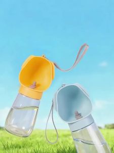 Portable Dog Water Bottle 300ML Puppy Drinking Bowls for Small Medium Dogs Cats Hiking Portable Cat Feeder Outdoor Pet Water Cup