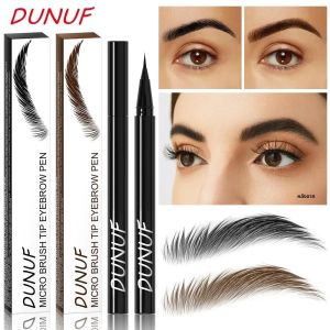 ดินสอเขียนคิ้วกันน้ำ 2 สีปากกาลิควิดแห้งเร็วติดทนนานสีดำป้องกันรอยเปื้อนดูเป็นธรรมชาติ