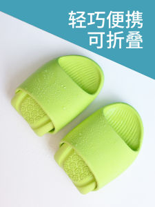 Travel Slippers Foldable and Portable Baby Boy and Girl Summer Travel Lightweight Non-Slip Thick Bottom Wet Water Seaside Outdoor Wear Shit Feeling