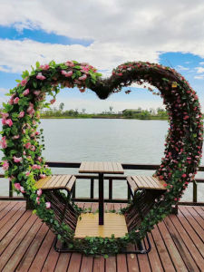 Creative Outdoor Swing Chair Rural Camping Checkpoint Photography Bali Nest Chair Artistic Style Multi-Functional Frame Structure