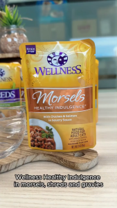 【Pet Mates】Wellness Complete Health - Healthy Indulgence Morsels / Gravies / Shreds Wet Cat Food 3oz (85g)