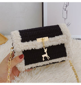 Hand-Woven Bag DIY Material Package 2020 New Fashion Self-Made for Girlfriend Plush One-Shoulder Chain Crossbody