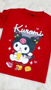 Atasan Baju Kaos Anak Perempuan Motif Kuromi With Alanes Happy Time
