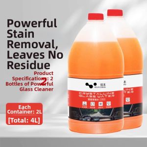 HELLOLEIBOO | All-Season Car Glass Cleaner with Oil Film Removal and Strong Decontamination