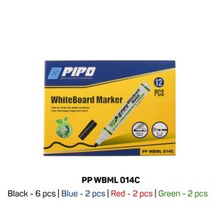 [whiteboard] Pipo whiteboard wbml014c marker spidol papan tulis isi 12