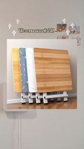 โต๊ะพับเก็บขาเหล็ก โต๊ะปิคนิก ขนาด 60x60x55 cm พับเก็บง่าย พกพาสะดวก สินค้ามี 2 สี