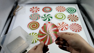 16pcs/set Christmas Lollipop Candy Hanging Pendants DIY Christmas Tree Party Home Ornaments