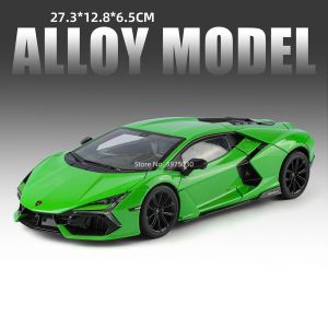 MAKEDA | 1:18 Scale Huracan Sterrato Revuelto Supercar Model Toys Doors Opened Miniature Vehicles Shock Absorption Ornament Sports Cars