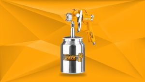 INGCO กาพ่นสี แบบดูด กาล่าง 1000 cc (หัวฉีด 1.5 มม.) รุ่น ASG3101 ( Spray Gun )
