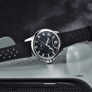 PAGANI DESIGN PD-1780 Mens Quartz Watches 40MM Stainless Steel Waterproof Wrist Watch with Rubber Strap Week Date Display 24 Hours Display