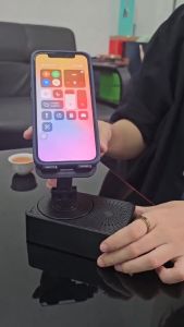 ขาตั้งโทรศัพท์ พร้อมลำโพงบลูทูธไร้สาย มัลติฟังก์ชั่น แท่นวางแบบหมุนได้ 360 องศา พับได้ พกพาสะดวก ขาตั้งโทรศัพท์ สีดำ พร้อมส่ง จาก กทม