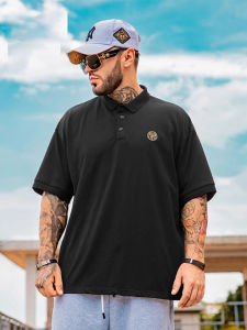 Áo Thun Polo Cổ Bẻ Dáng Rộng Cỡ Lớn Cho Nam Mùa Hè Thường Ngày Không Cần Ủi Áo Thun Cotton Tay Ngắn Thời Trang
