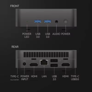 Windows 11 Pro Intel Core i9 8950HK Mini PC 16GB DDR4 1TB SSD PC Gamer Computer Dual WIFI 6 BT5.2 4K HD Mini Gaming PC Desktop laptop gaming