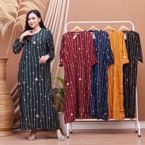 daster panjang busui baju wanita hamil dan menyusui daster lengan panjang longdress love