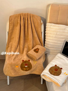 ผ้าขนหนูผ้าฝ้ายแท้สำหรับผู้หญิง 2025 รุ่นใหม่ ผ้าขนหนูเด็ก 3 ชิ้น คู่รัก คู่เดียว ผ้าขนหนูผ้าฝ้ายแท้ ผ้าขนหนูผ้าฝ้ายผสมโพลีเอสเตอร์