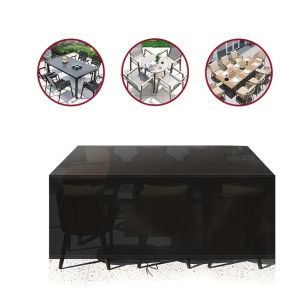 Heavy Duty Waterproof Outdoor Lawn Terrace Furniture Cover with Patio Table Protection UV-proof Garden Furniture Cover