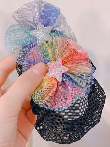 หวาน ดอกไม้ผม การจัดสไตล์ เครื่องมือ Bun หัวสุทธิมงกุฎผมอุปกรณ์เสริมสําหรับสาวเต้นรําผมสุทธิ Bud รูป < Ne1>