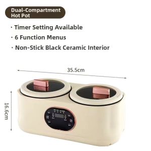 LIWAN | Intelligent Multi-functional Electric Hot Pot with Dual Compartment