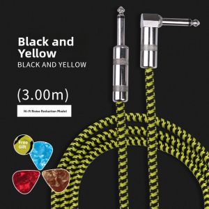Guitar Connection Cable 3m 5m 10m 20m Audio Line Speaker Bass Electric Box Wood Guitar Noise Reduction Shielding Cable