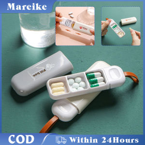 Portable 1 Day Small Pill Box Travel Pill Organizer Three Grids Pill Box