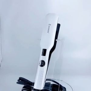 Wide Plate Hair Straightener LCD Displayed Ceramic Flat Iron Straightening Iron for Women Lady Hair Styling Salon