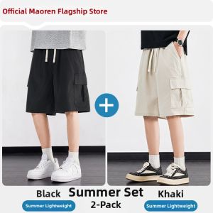 MiiOW | Ice Silk Workwear Style Thin Shorts