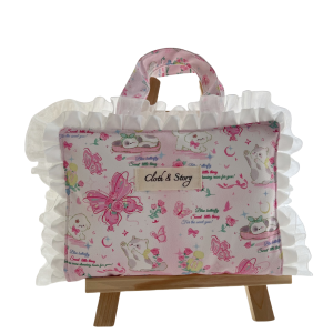 Handmade Pet Hair Clip Storage Bag Dog Headwear Organizer Children Universal Hairpin Bag Carry-On Pet Accessories Backpack