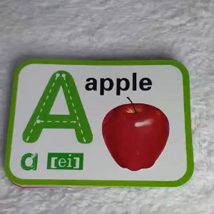 Educational Learning Flash Cards Alphabet Letters and Numbers for Kids