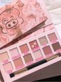 Perfect Diary Animal Eye Shadow Palette Twelve Colors Animal MacDull Fox Red Deer Koi Tiger Cat Fox Pig Butterfly. 