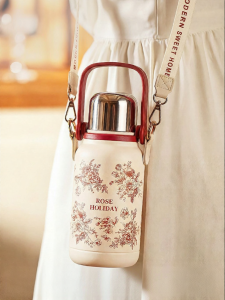MODERN SWEETHOME | Rose Holiday Design Large Capacity Universal Insulated Cup