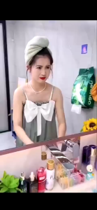 Khăn Quấn Làm Khô Tóc Siêu Thấm Hút Siêu Kute Dành Cho Chị Em