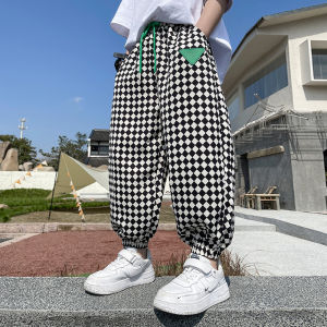 Boys Summer Thin Five-Point Casual Pants Korean Style Workwear Trousers Fashionable Lightweight Breathable Cotton Shorts