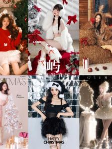 เสื้อสเวตเตอร์สเวตเตอร์ฤดูหนาวสำหรับเด็กผู้หญิงในงานปาร์ตี้ฤดูหนาว บรรยากาศการถ่ายภาพแฟชั่น งานปาร์ตี้ งานแสดงบนเวที เสื้อผ้าการแสดง