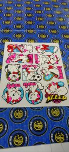 stiker lembaran isi 12 gambar murah meriah
