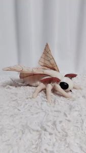 25cm Cute Insect Silkworm Moth Plush Toys Fidelity Silkworm Plushie Insect Animals Simulation Stuffed Doll Kawaii Toy Kids Toys