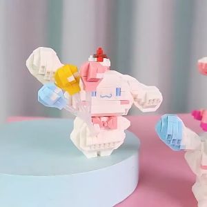 Toybebe Mainan Balok Cinnamoroll Edukasi Karakter Kartun Mainan Anak DIY 3D Puzzle Brick Mini Nano Block
