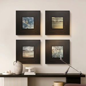 YASISHA | Abstract Art Wall Decor Gold Embossing Luxury Style